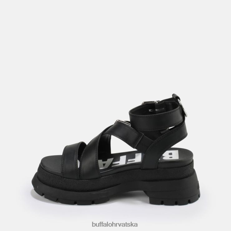crno Buffalo rude up sandala s platformom veganska |sandale TDD6T764